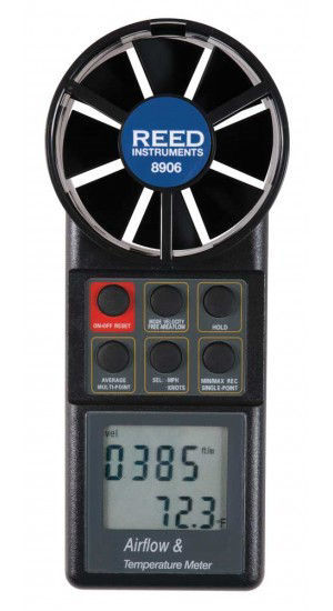 Picture of Reed 8906 Vane Thermo-Anemometer with Air Volume