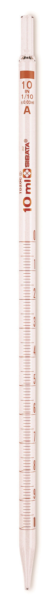 Picture of Sibata Class A Glass Measuring (Mohr) Pipets