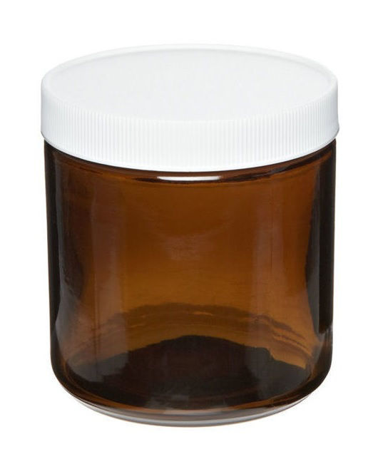 Picture of PSLabware Wide Mouth Amber Glass Jars