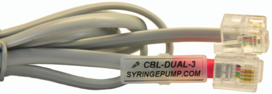 Picture of New Era Syringe Pump Cables - CBL-DUAL-3