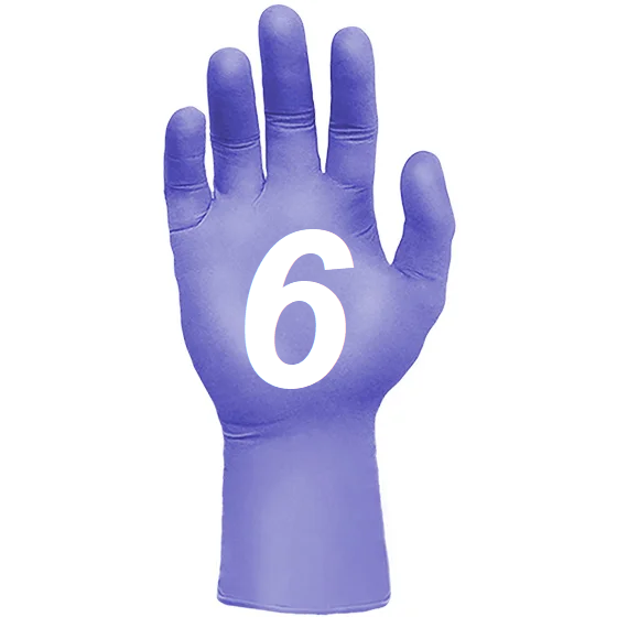 Picture of Ronco BluRite™ 6 EC 6.0mil Purple Nitrile Gloves