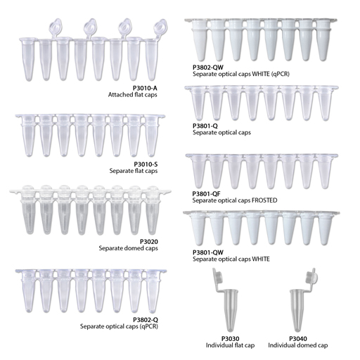 Picture of PSLabware PureAmp™ PCR Tubes, Strips & Caps