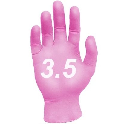 Picture of Ronco Touch 3.5mil Pink Nitrile Gloves - 961