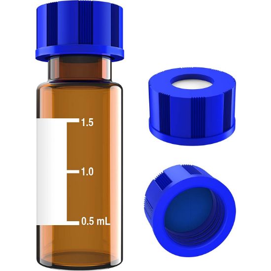 Picture of PSChrome 2ml Glass Screw Cap Autosampler Vials - PSC-2AMB-PS