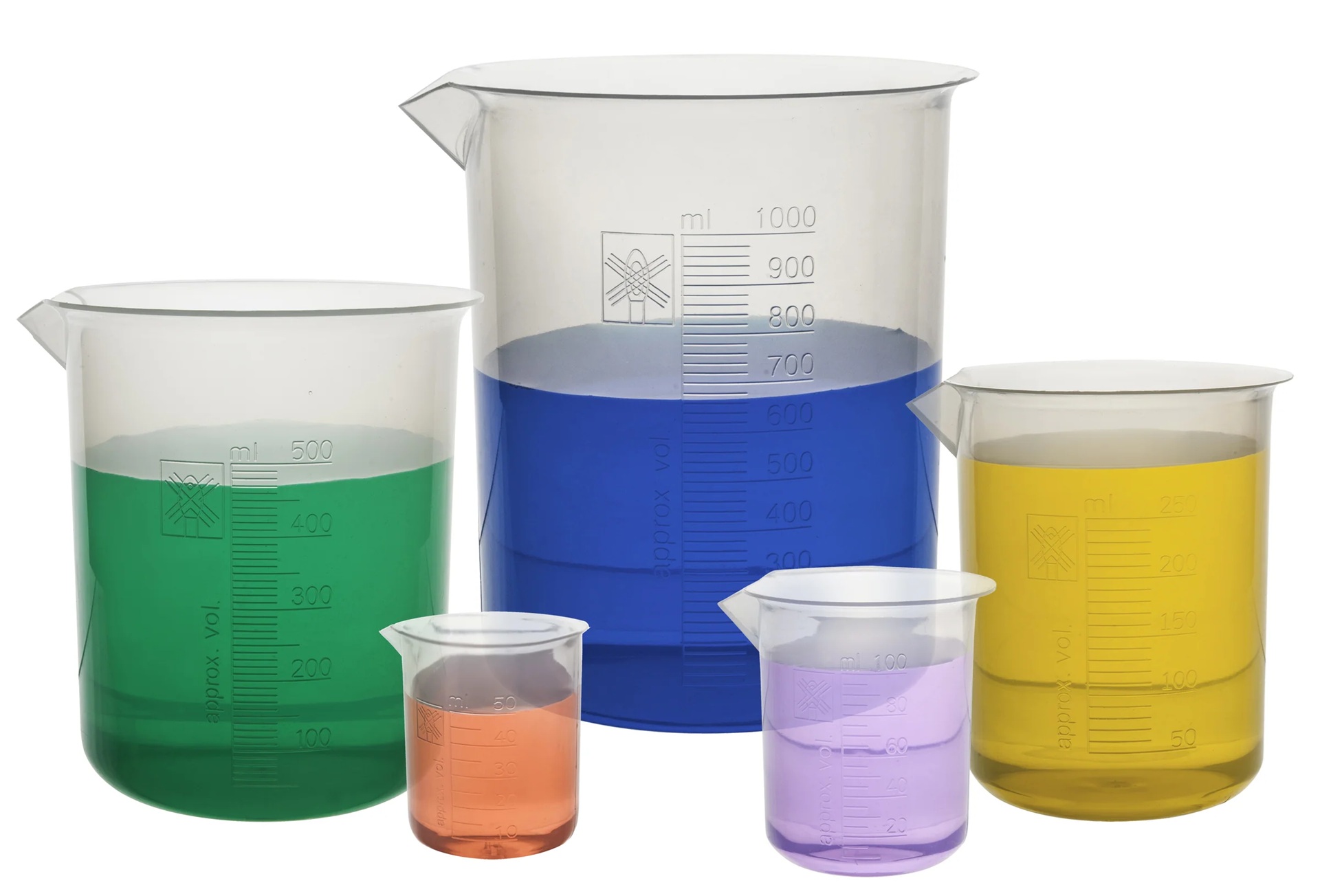 Picture of Eisco Polypropylene Low-Form Griffin Beakers