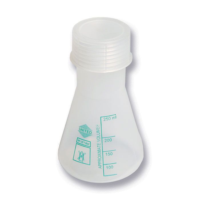 Picture of United Scientific Wide Mouth Polypropylene Erlenmeyer Flasks